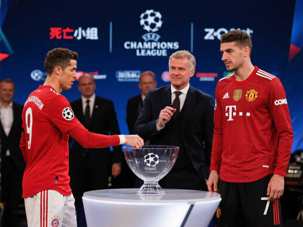 欧冠抽签揭晓：拜仁对阵曼联，巴黎与米兰、多特、纽卡陷入激烈死亡之组